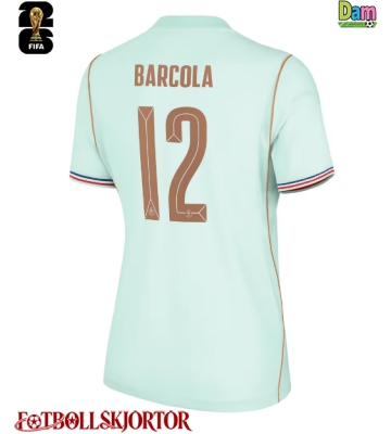 Frankrike Bradley Barcola #12 Bortatröja Dam VM 2026 Kortärmad